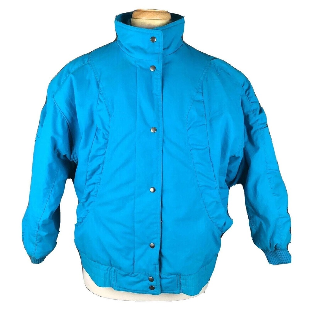 Top Hitz Freddi Gail VTG 80s Ski Coat Women's Large Puffy Skiing Snow Jacket